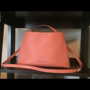 Michael Kors Pink Leather Satchel Purse